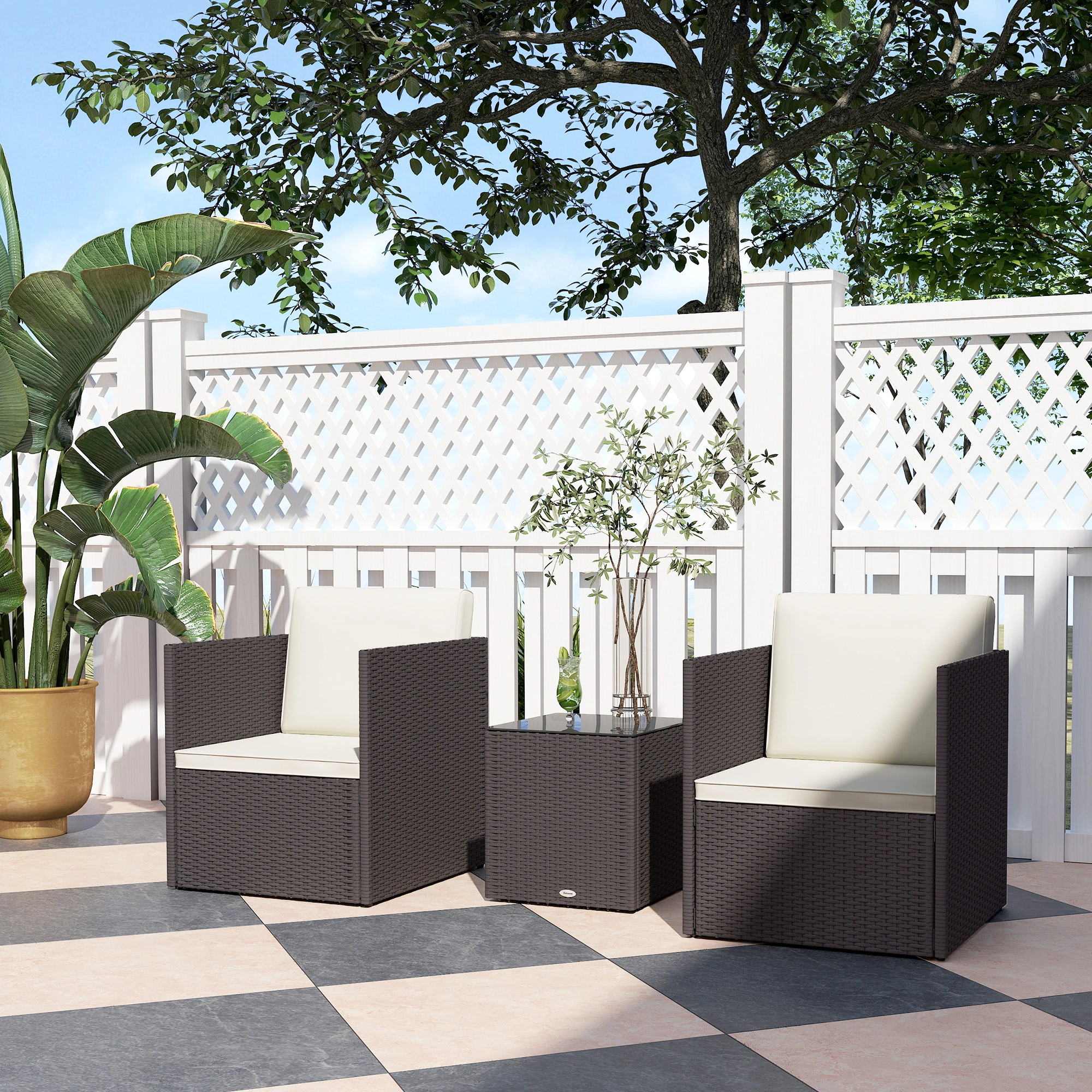 Pieces Patio Furniture Set