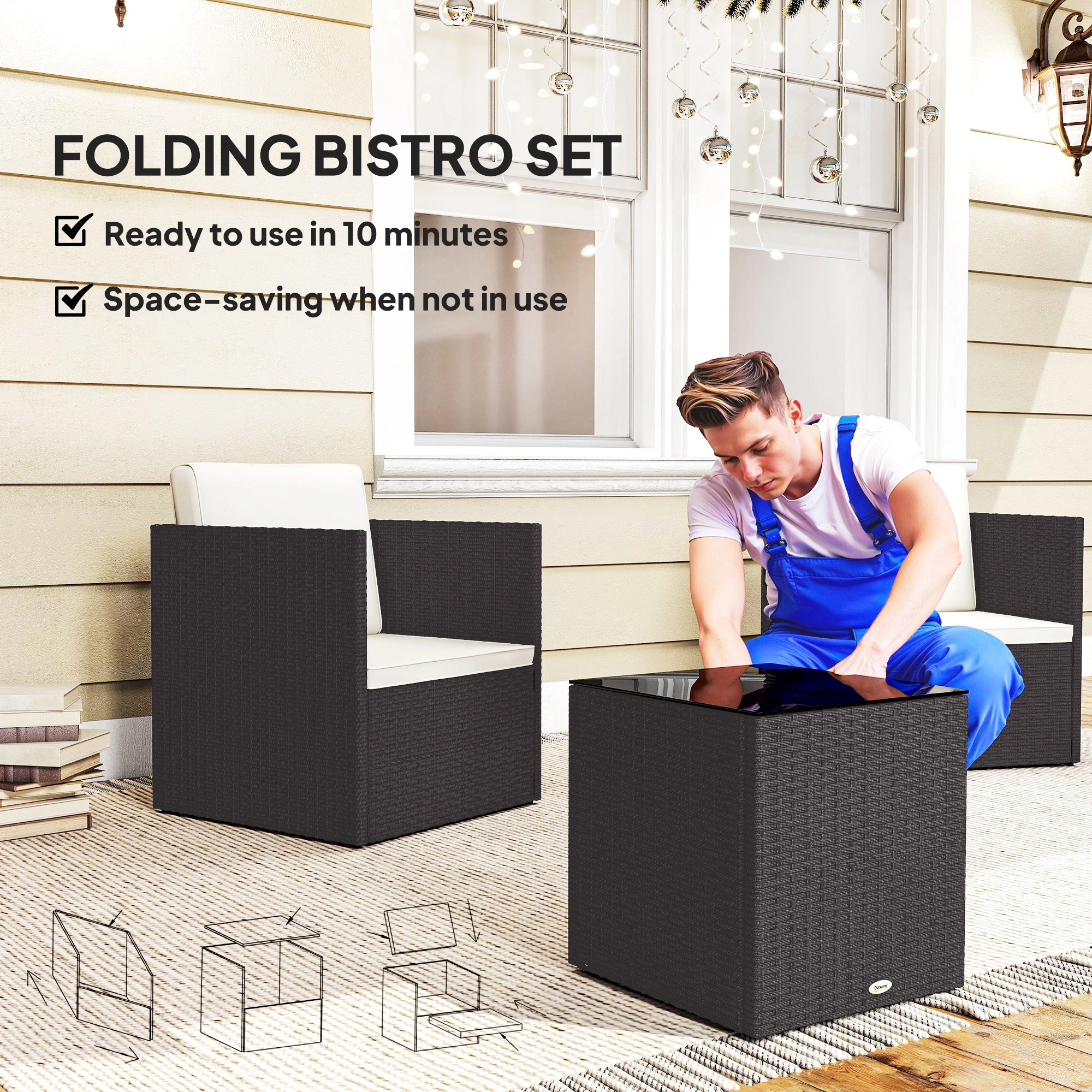 Pieces Patio Furniture Set view 4