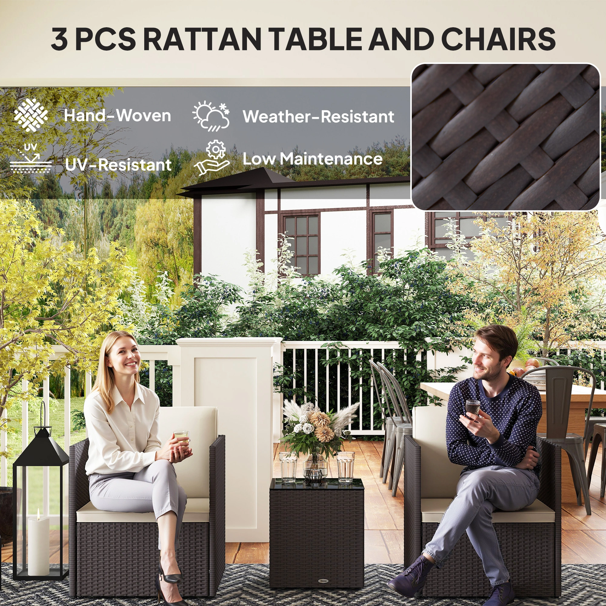 Pieces Patio Furniture Set view 6