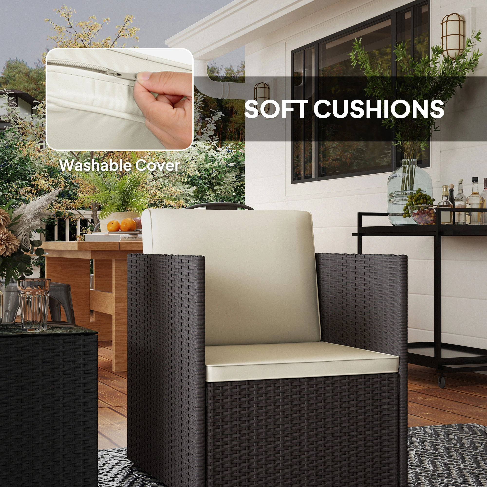 Pieces Patio Furniture Set view 7