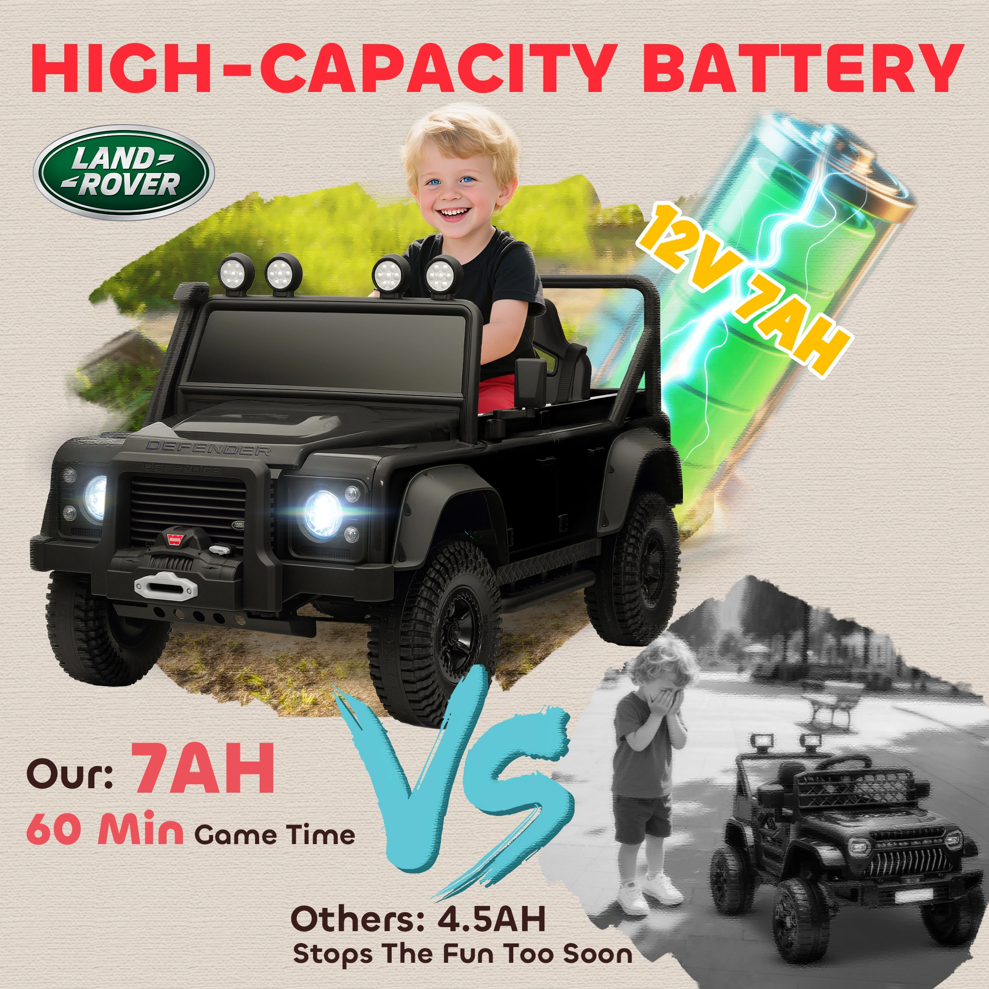 Electric Ride On Truck for Kids, 6V Battery Powered Car with Remote Control, Rocking Seat, MP3 Player & LED Lights, Green view 5