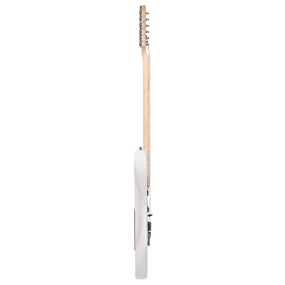 GST Stylish Electric Guitar Kit with Black Pickguard White view 18