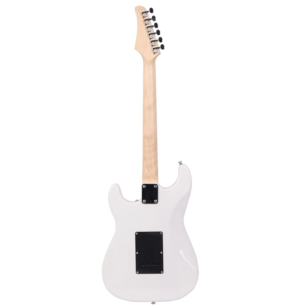 GST Stylish Electric Guitar Kit with Black Pickguard White view 20