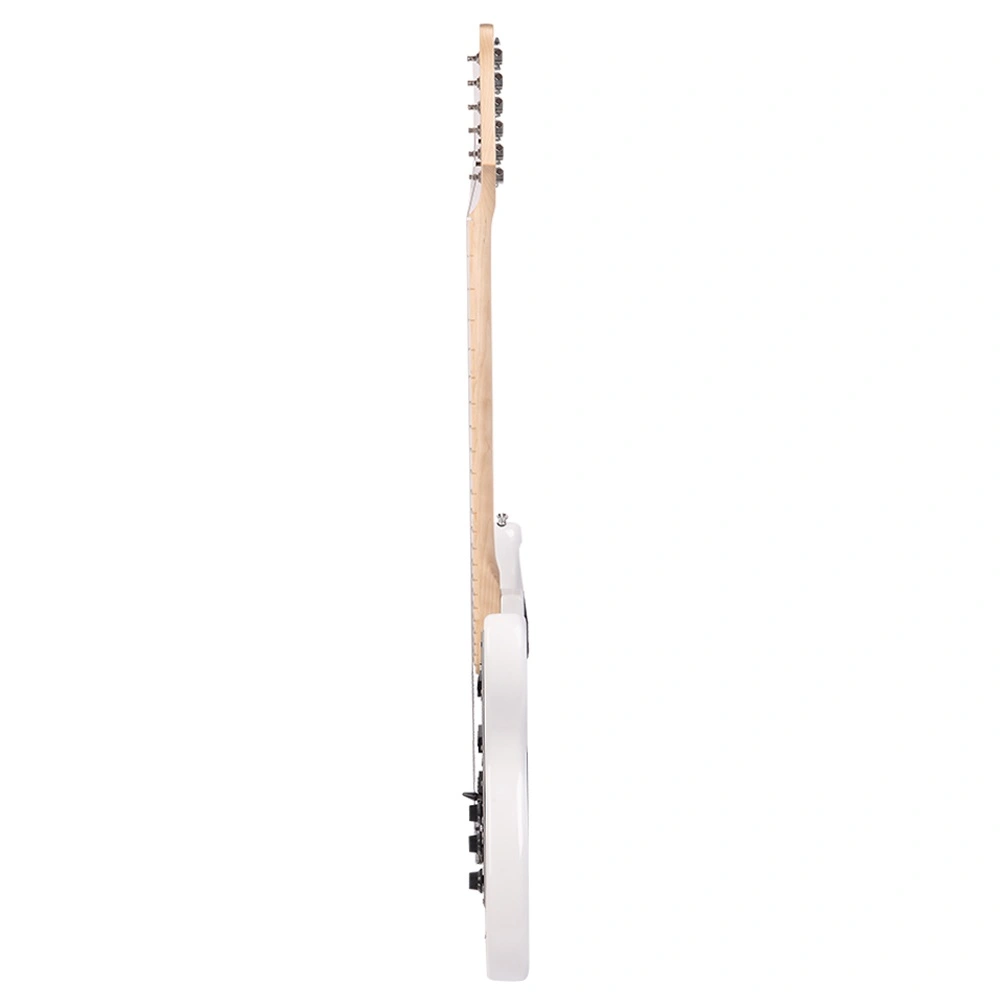 GST Stylish Electric Guitar Kit with Black Pickguard White view 5