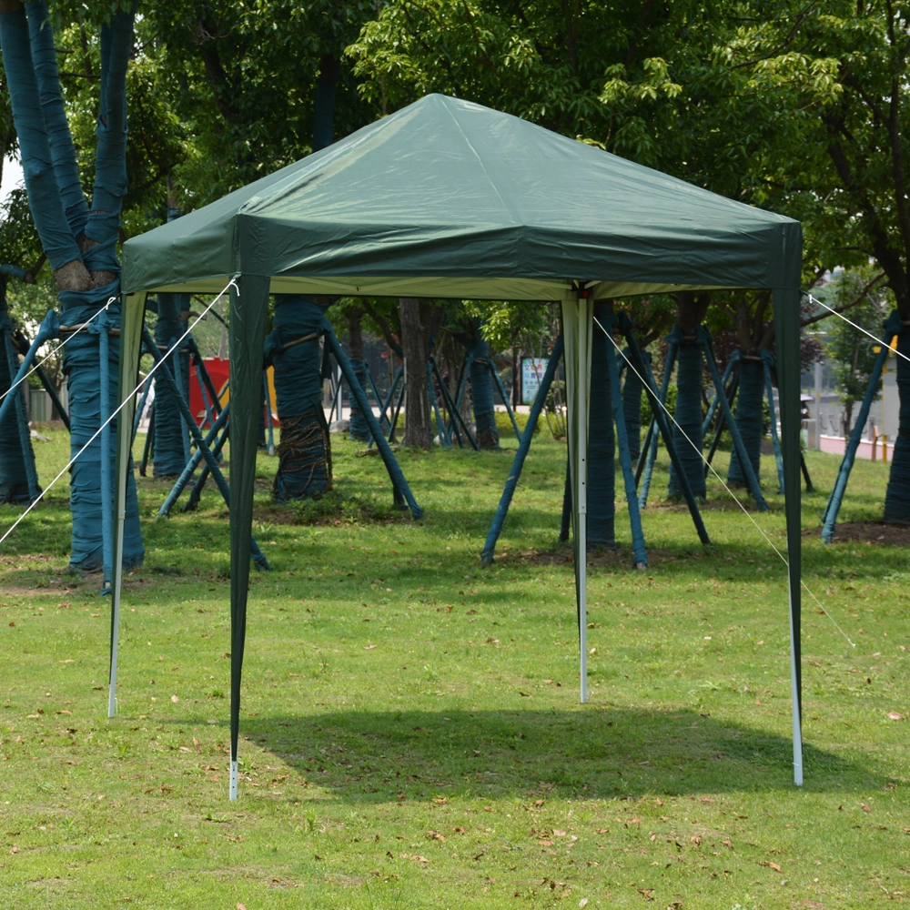 2x2m Green Waterproof Folding Tent, Right-Angle Portable Shelter Canopy for Outdoor Camping & Garden view 17