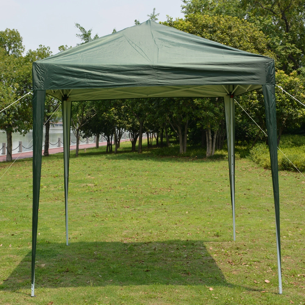 2x2m Green Waterproof Folding Tent, Right-Angle Portable Shelter Canopy for Outdoor Camping & Garden view 21