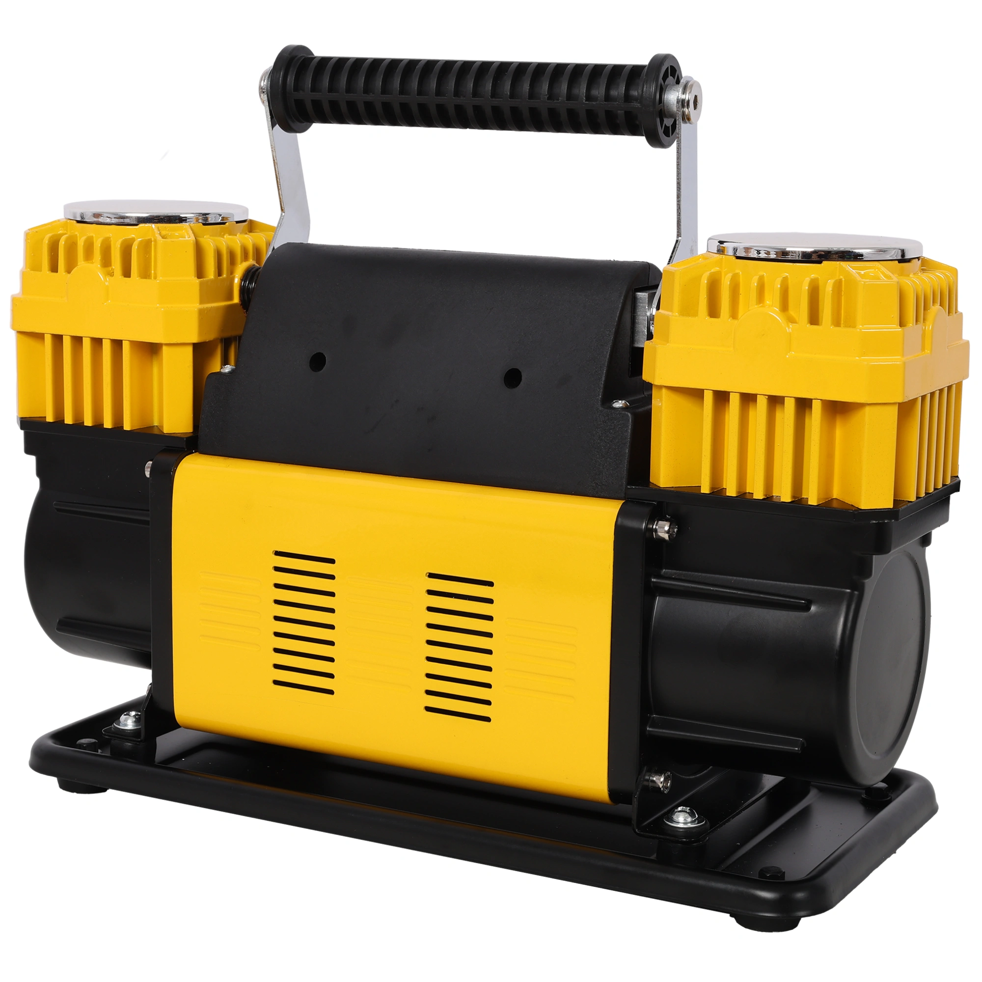 12V Dual Cylinder Air Compressor Tire Inflator, 150 PSI Heavy Duty Air Pump w/Pressure Gauge for Car SUV RV Truck view 8