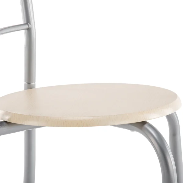 PVC Breakfast Table (One Table and Two Chairs) Natural view 6