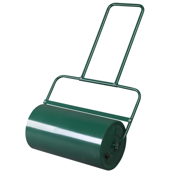 24in Lawn Roller Iron Cylindrical Garden North America Black(same as 90673505) view 5