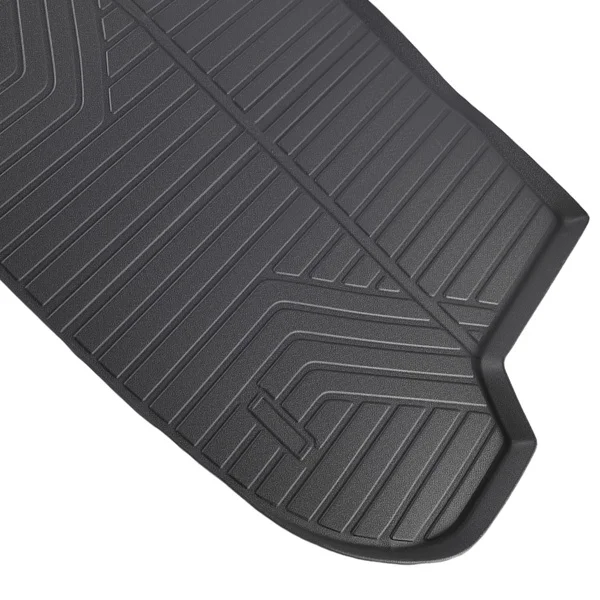 Black Trunk Mat Liner fit for Hyundai Santa Fe 21-23 Cargo Liner Mat Waterproof TPE view 2