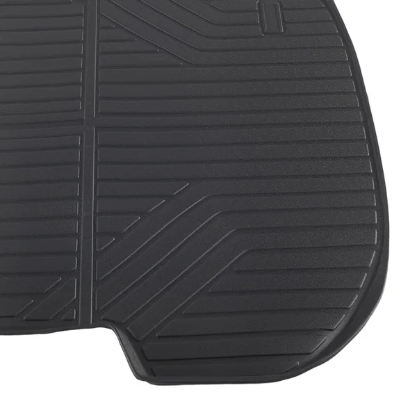 Black Trunk Mat Liner fit for Hyundai Santa Fe 21-23 Cargo Liner Mat Waterproof TPE view 4