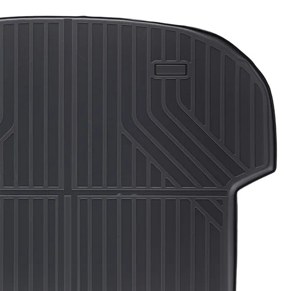 Black Trunk Mat Liner fit for Hyundai Santa Fe 21-23 Cargo Liner Mat Waterproof TPE view 5