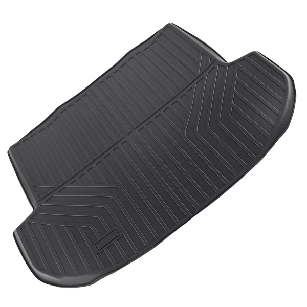 Black Trunk Mat Liner fit for Hyundai Santa Fe 21-23 Cargo Liner Mat Waterproof TPE view 6