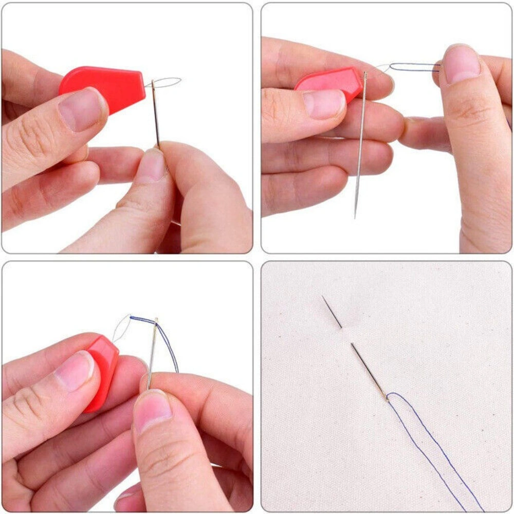 230Pcs Large Portable Sewing Kit - Travel Case Needles Thread Scissors Set Box view 5