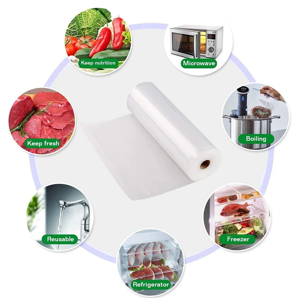 4 Rolls Vacuum Sealer Rolls 20cm & 28cm Width, 15m Length Each - Compatible with FoodSaver & Machine view 3