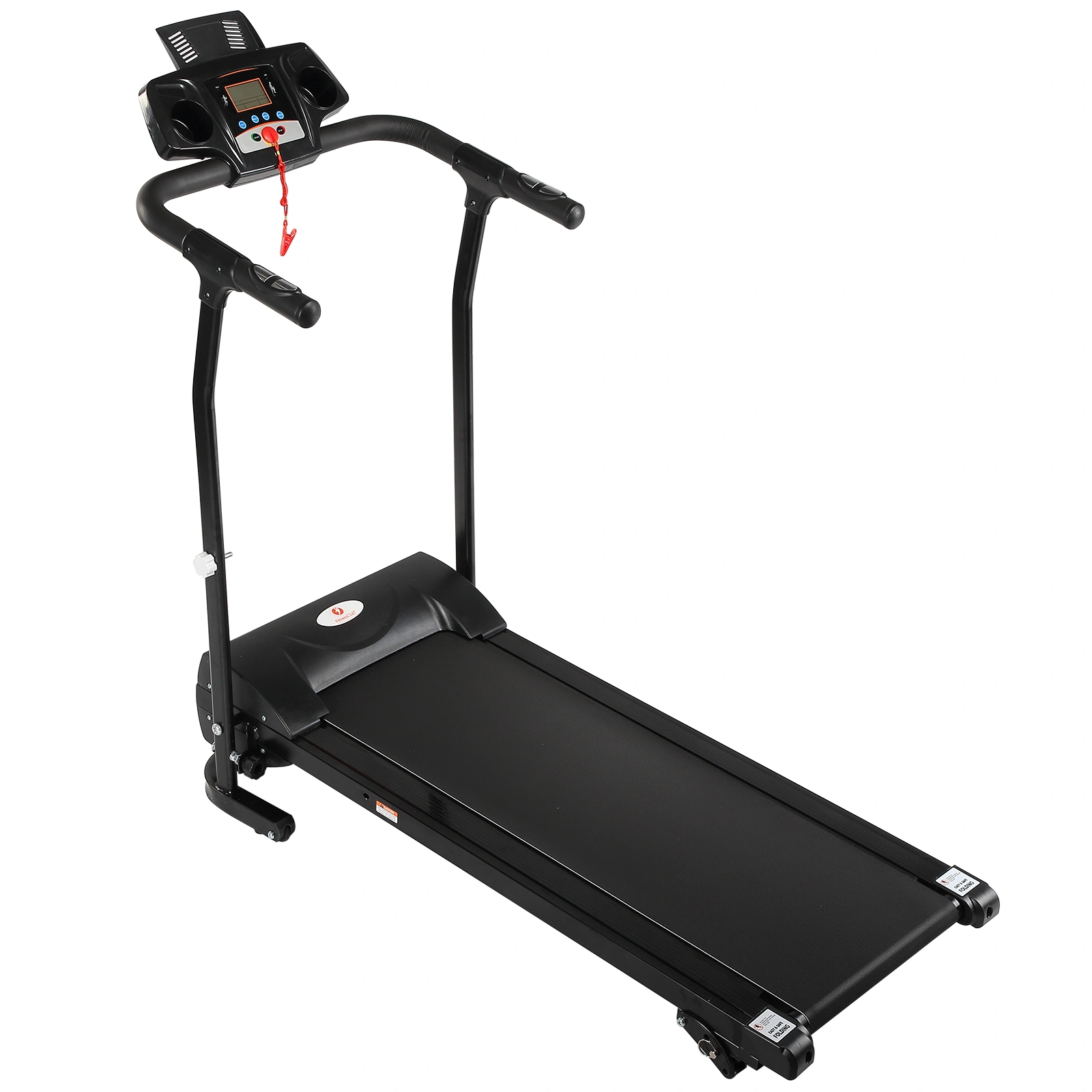 Electric Treadmill Motorized Running Machine - Foldable Home Fitness Jogger Workout Equipment for Indoor Exercise