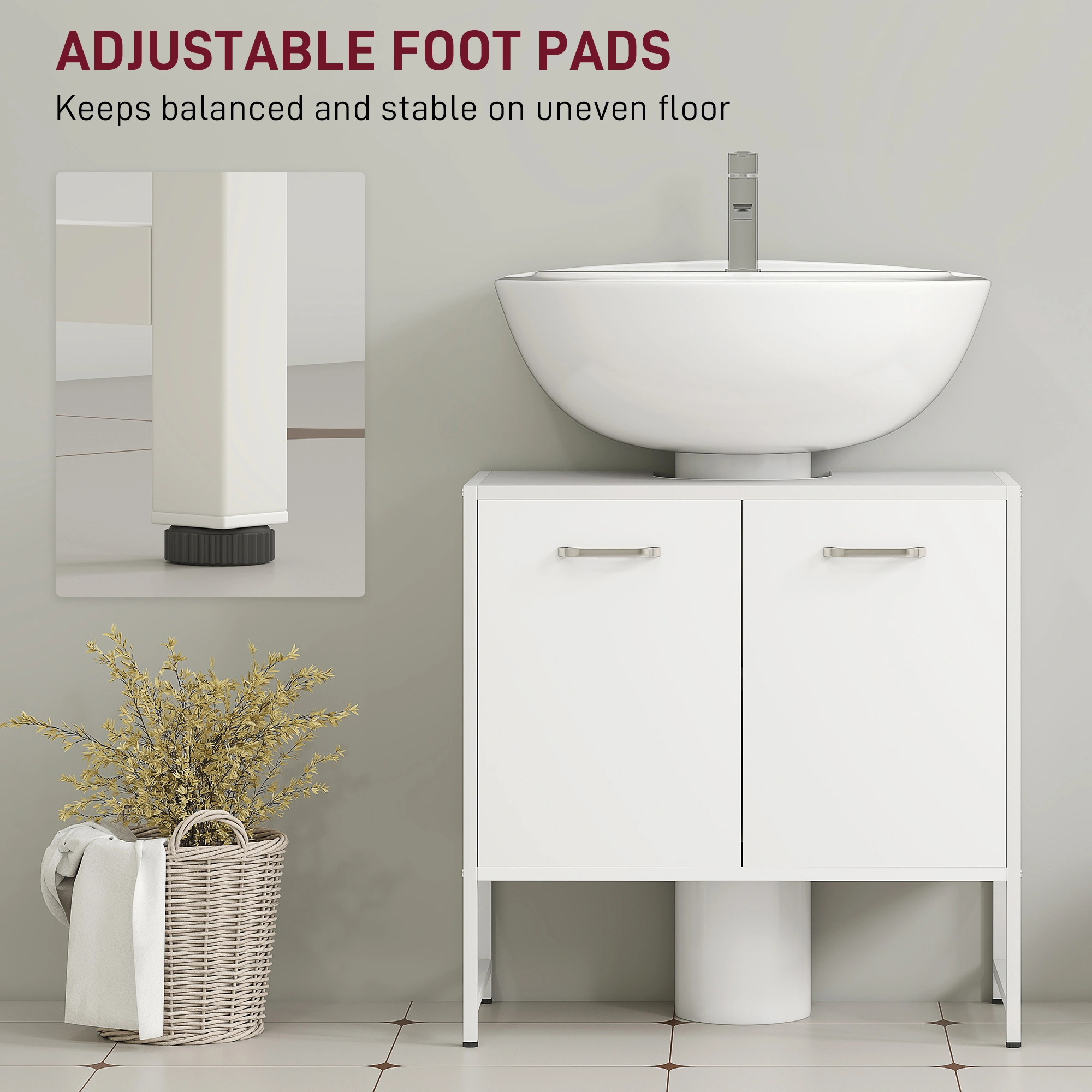 Bathroom Vanity Cabinet with Mirror, Wall Mounted Storage, Soft Close Door, Space Saving Design view 4