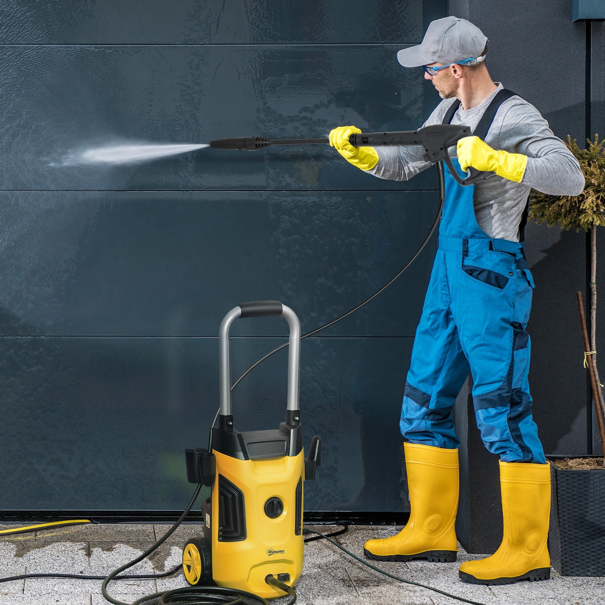 High Pressure Washer 2500 PSI Professional Electric Pressure Cleaner 1.8 GPM Kit