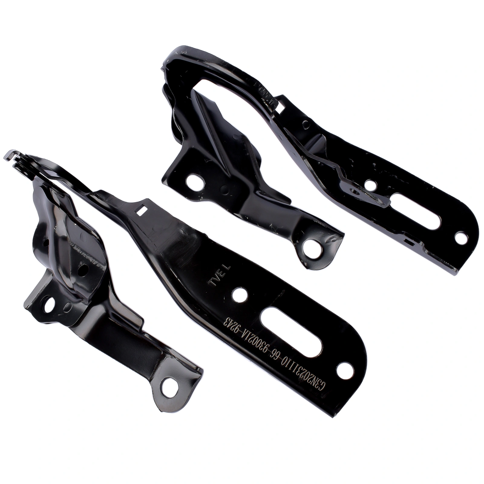 Driver & Passenger Side Hood Hinges Set HO1236159 HO1236160 for Honda Accord 2018-2022 60120TVAA00ZZ 60170TVAA00ZZ view 6