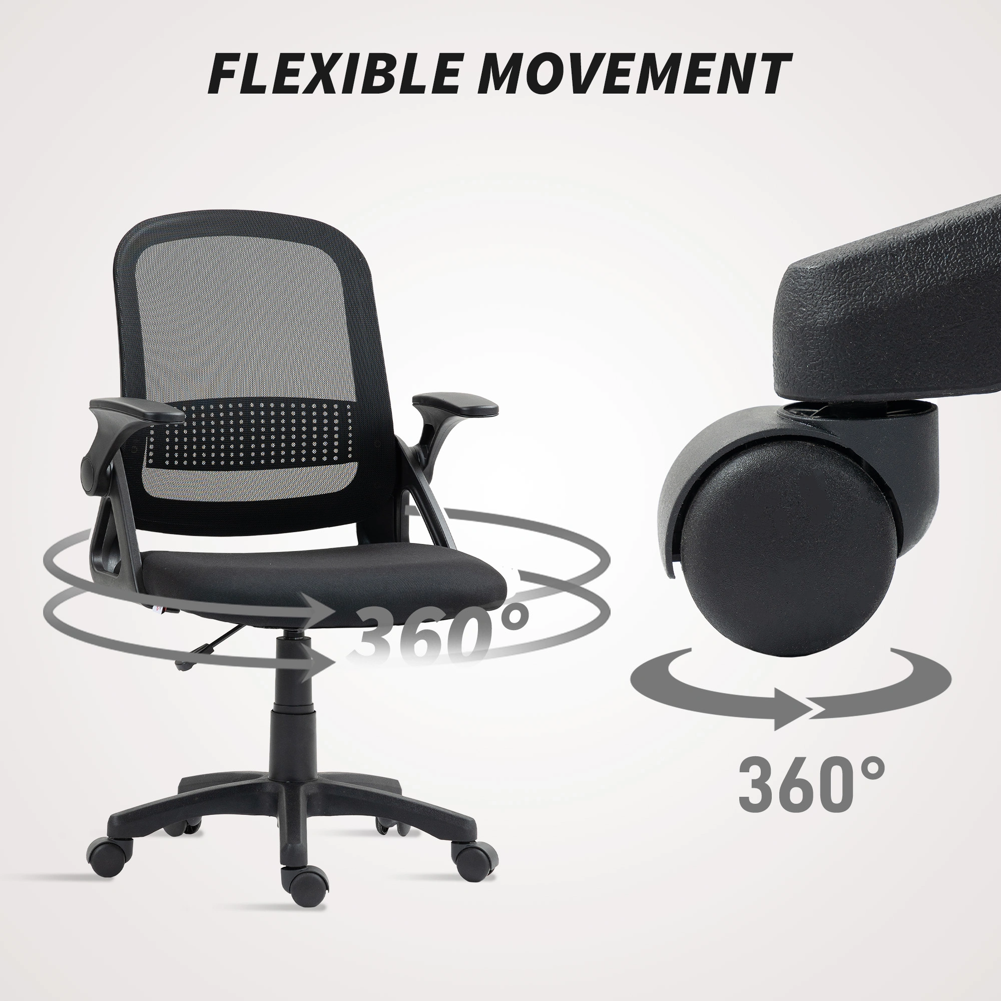 Executive Massage Office Chair - Lumbar Support Recline Swivel Task Chair view 5