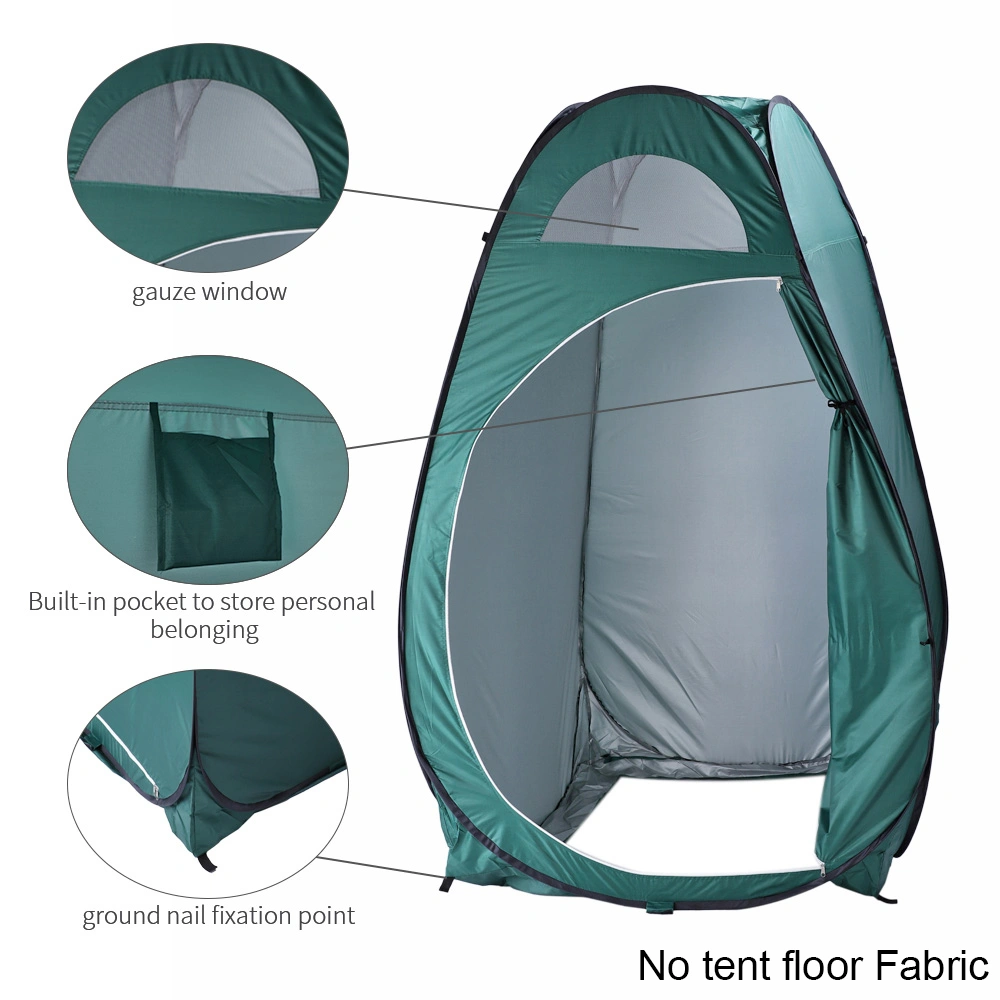 Portable Outdoor Pop-up Toilet Dressing Fitting Room Privacy Shelter Tent Army Green view 9