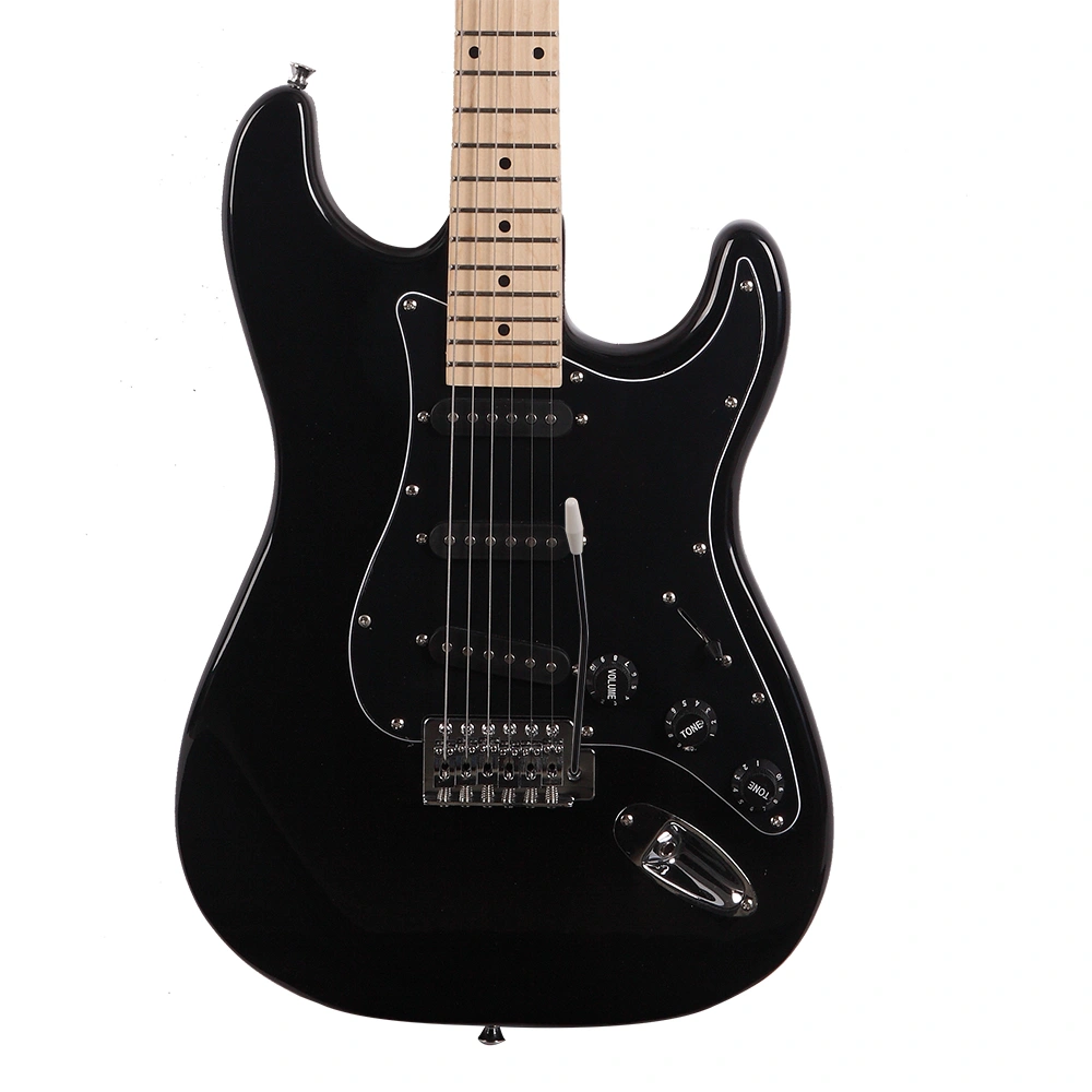 GST Stylish Electric Guitar Kit with Black Pickguard Black view 11