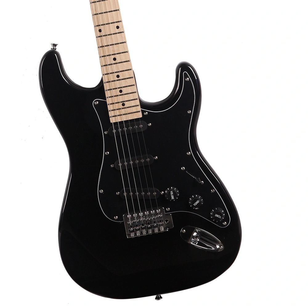 GST Stylish Electric Guitar Kit with Black Pickguard Black view 7