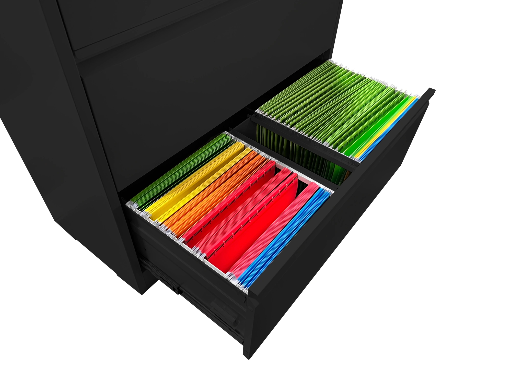 4 Drawer Lateral Filing Cabinet, 35.4" Wide Heavy Duty Metal File Cabinet with Lock, Anti-Tip Interlock, Letter Legal A4, Office Storage view 17