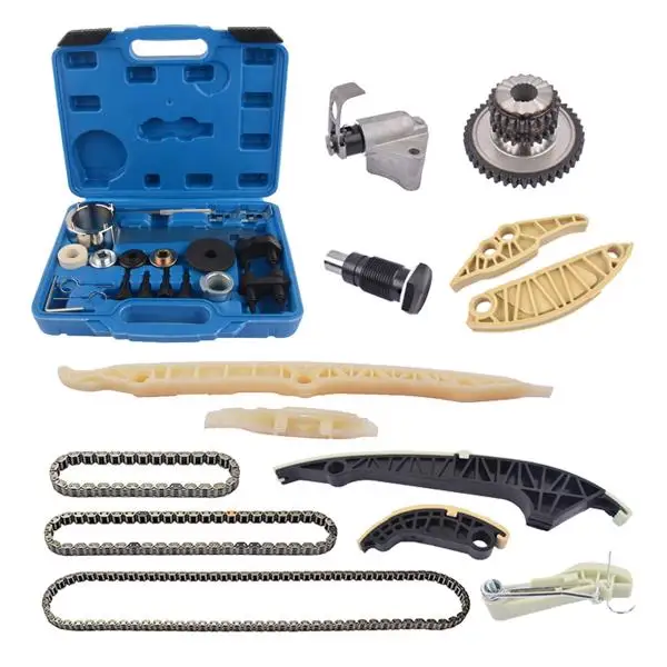 Timing Chain & Tool Kit 2014-2020 Replacement for Audi VW 1.8 2.0 TSI Jetta GTI Passat A4 A6 06K109467K 06H109467AF view 2