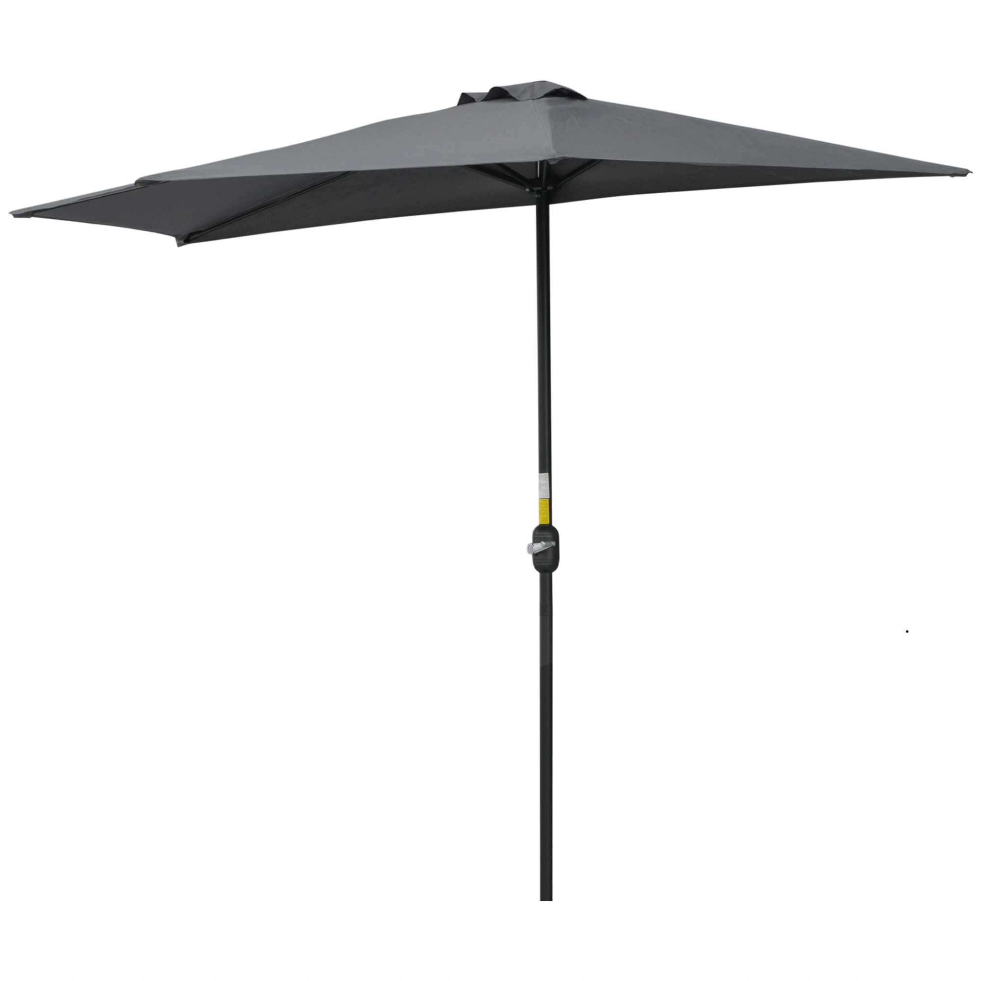 Compact Wall Mounted Umbrella Holder, Space Saving Stainless Steel Umbrella Stand for Porch, Balcony, Entry, Waterproof Base, Matte Black view 3