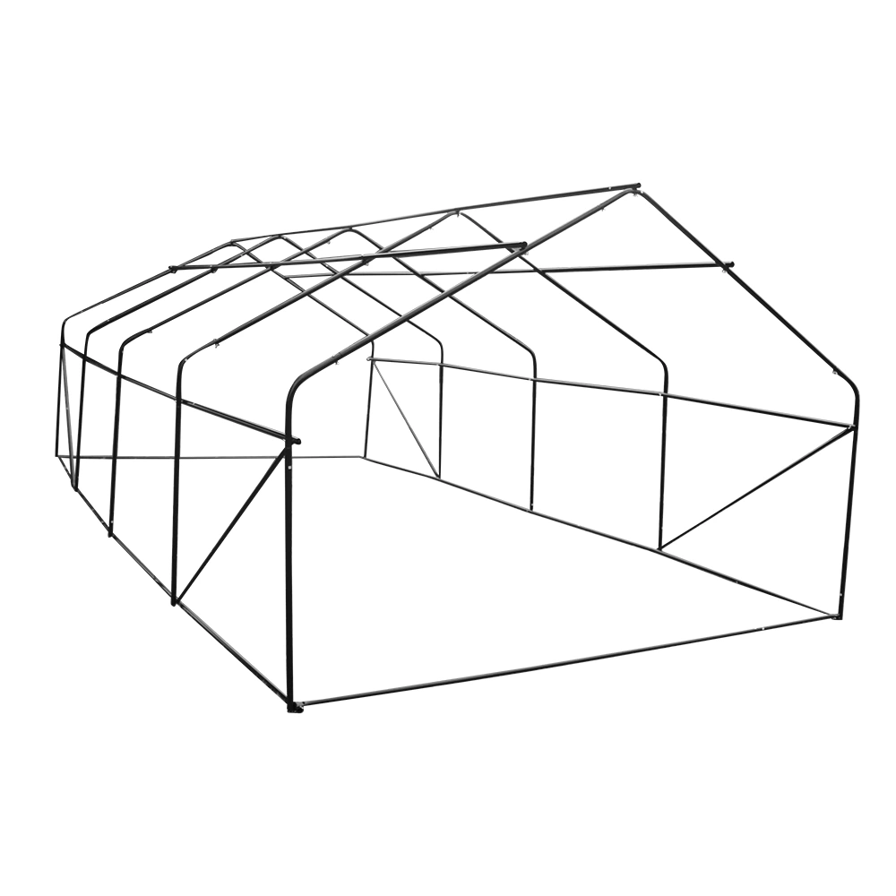 Heavy Duty Greenhouse 20'x10'x7' with Spike Base, Plant Gardening Tent (Model A) view 3