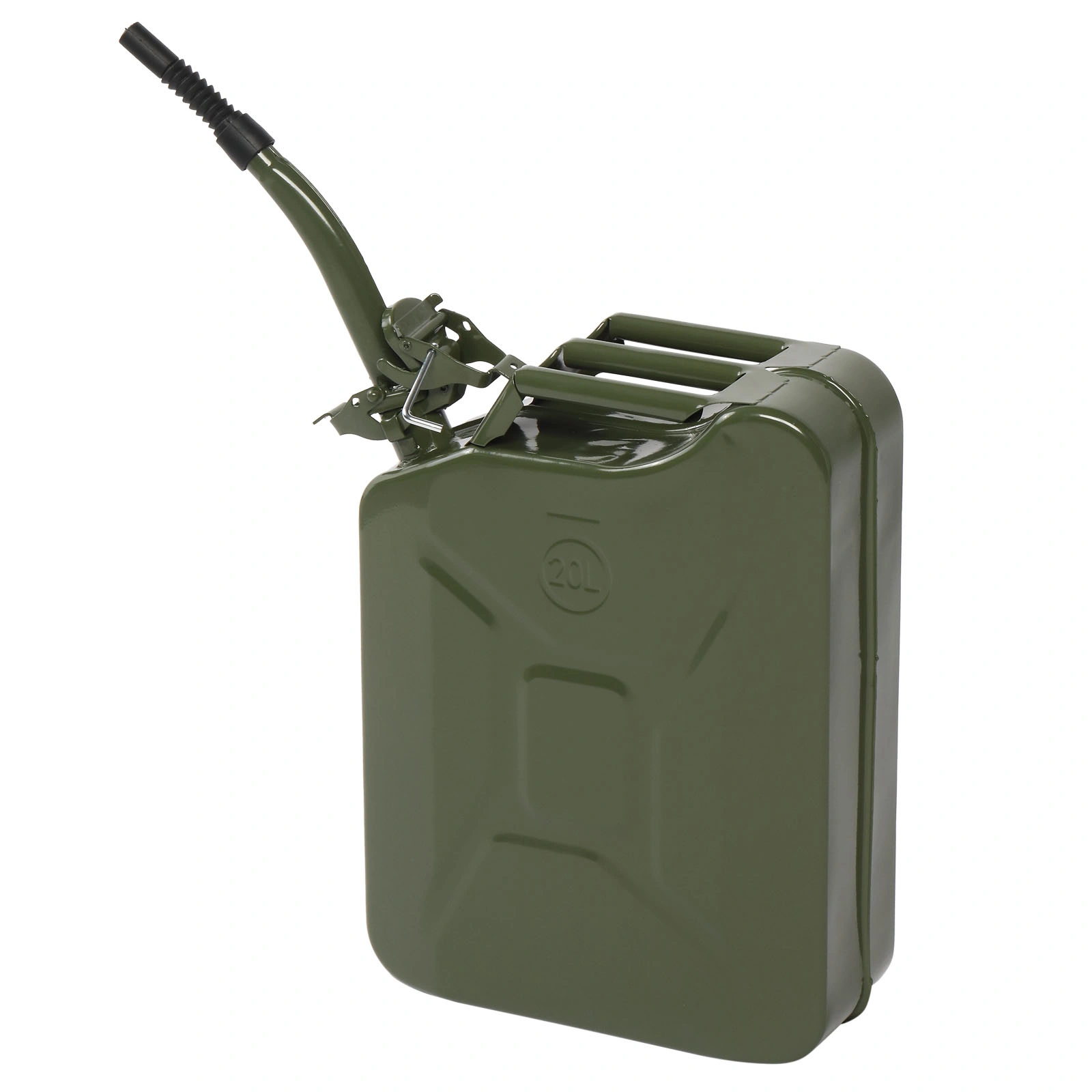 20L Portable American Fuel Oil Petrol Diesel Storage Can Jerry Can, Army Green