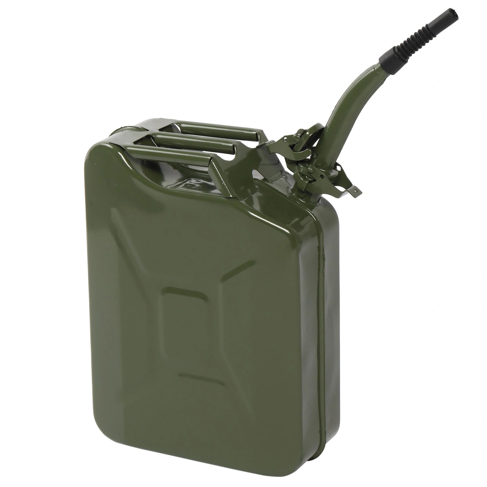 20L Portable American Fuel Oil Petrol Diesel Storage Can Jerry Can, Army Green view 5