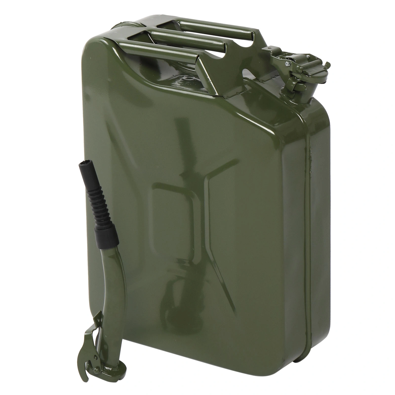20L Portable American Fuel Oil Petrol Diesel Storage Can Jerry Can, Army Green view 6