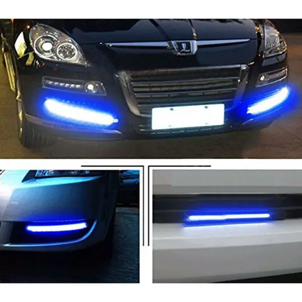 12V LED STRIP DRL DAYTIME RUNNING LIGHTS FOG COB CAR LAMP DRIVING US(tk/temu self-pickup orders) view 5
