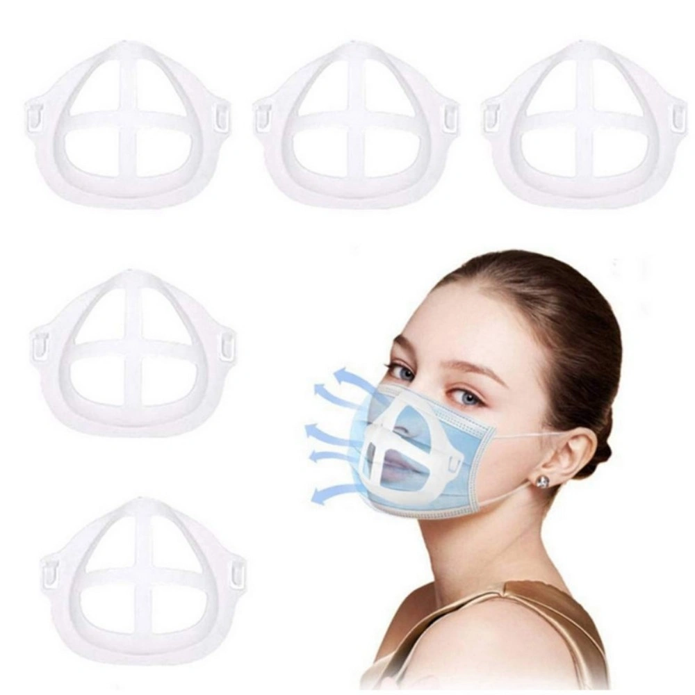 5PCS 3D Face Mask Bracket Mouth Guard Inner Stand Holder Breathing Space Spacer