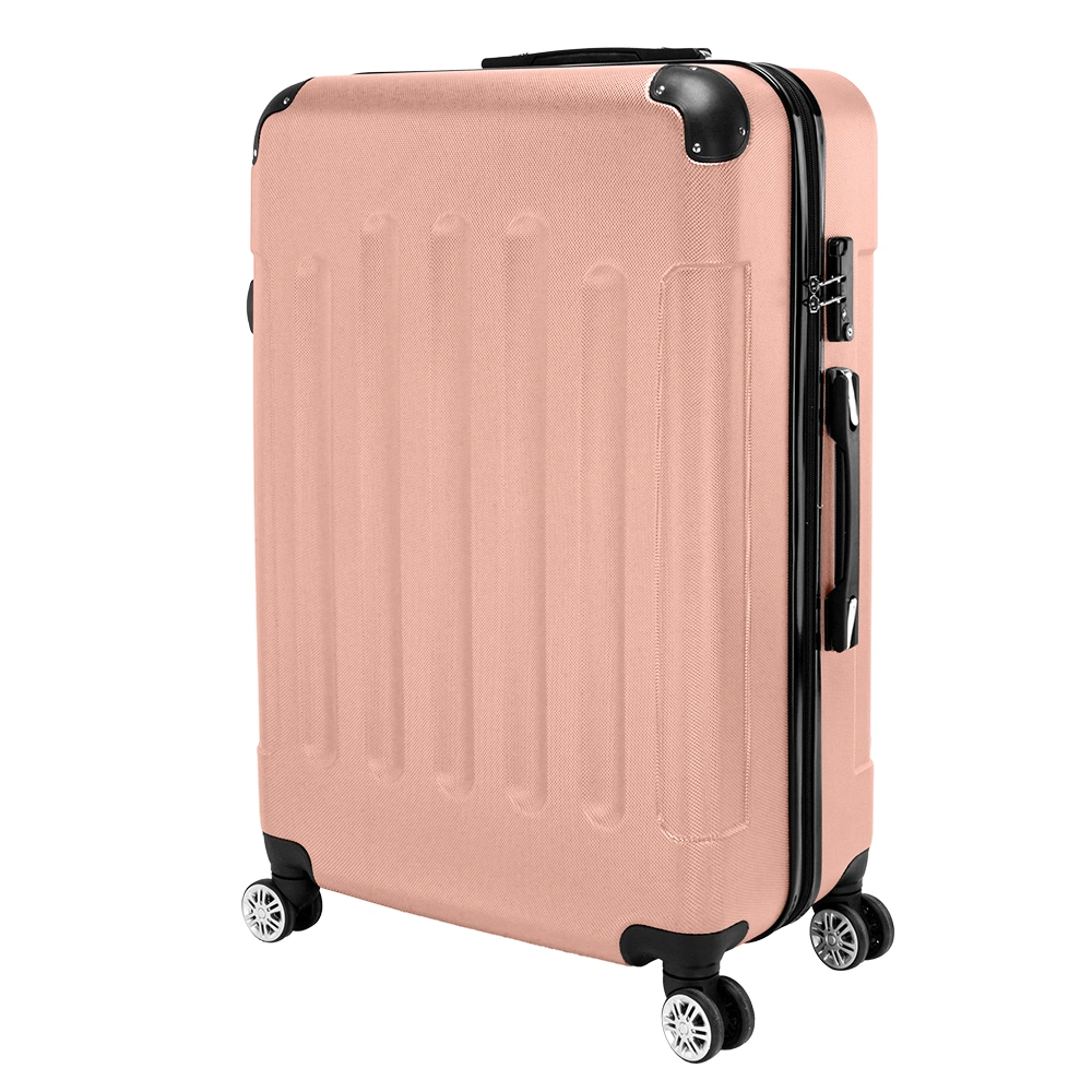 3 Pcs Suitcase Lightweight ABS Carry-on Hand Luggage 4 Spinner Wheels Trolley Case view 4