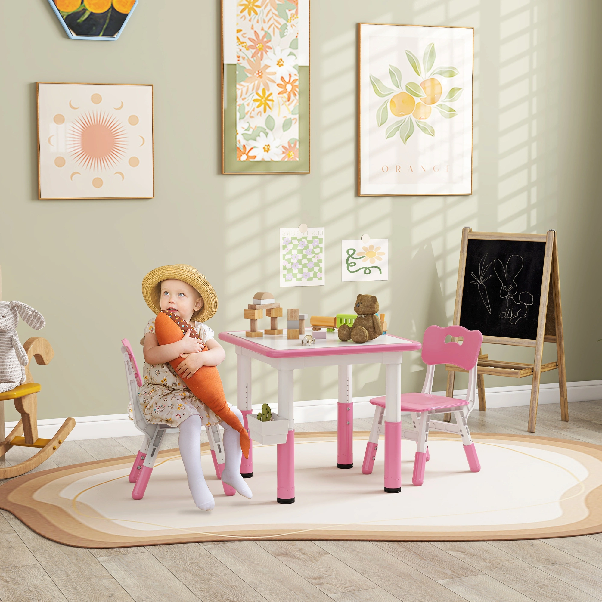 Kids Desk and Chair Set