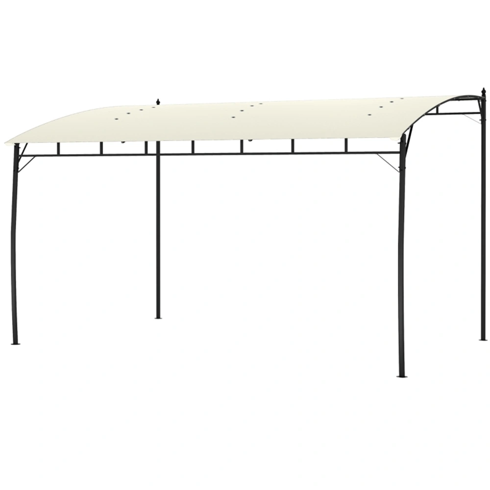 Heavy-Duty Outdoor Patio Gazebo Canopy, Weather-Resistant Garden Pergola Tent with Mesh Sides, Steel Frame Pop-Up Shelter for Backyard & Events