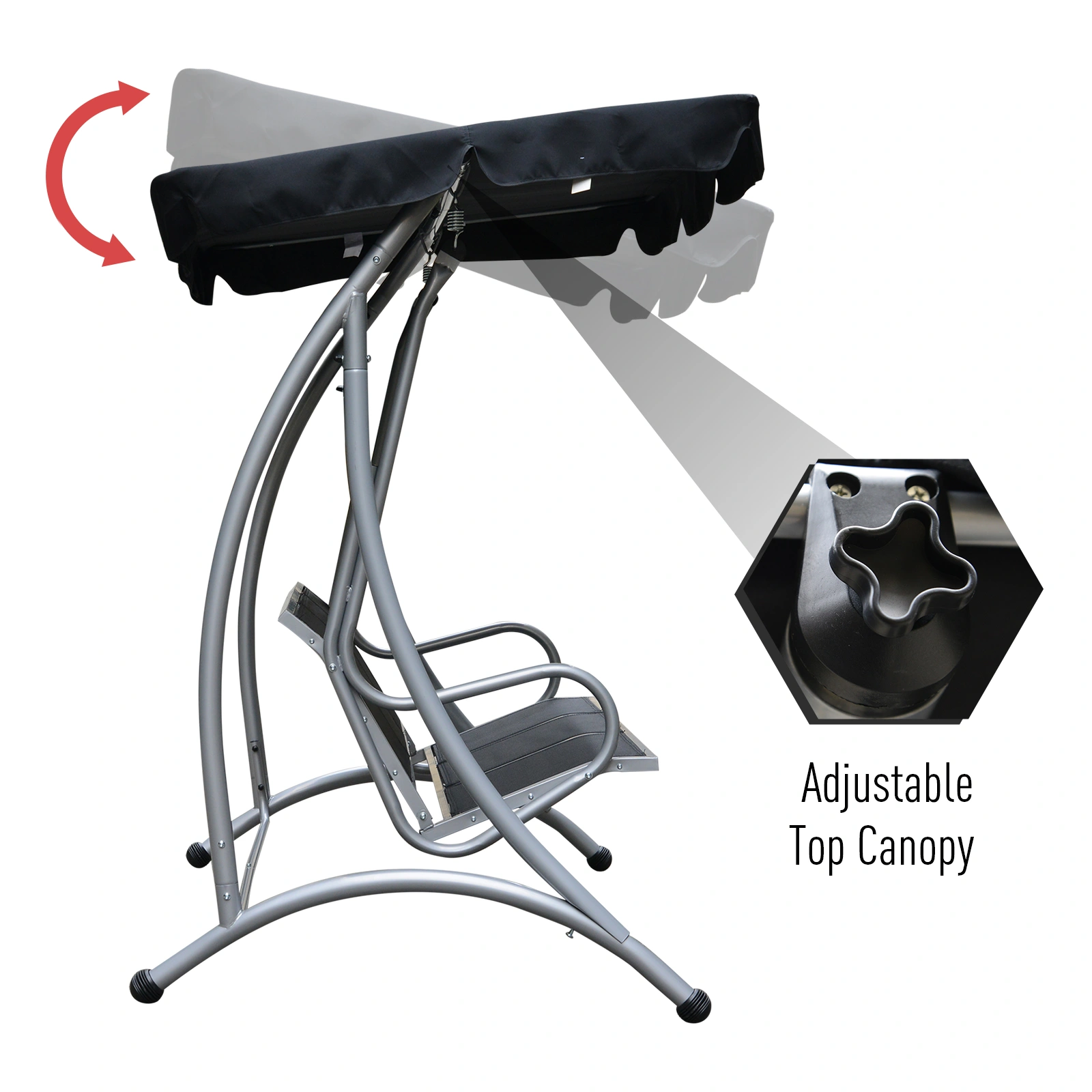 Outdoor Patio Swing Chair view 5