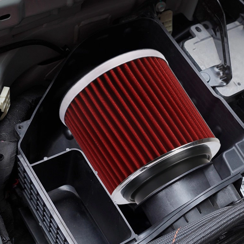 Round Tapered Car Air Filter Replacement 152mm Intake Filter view 2