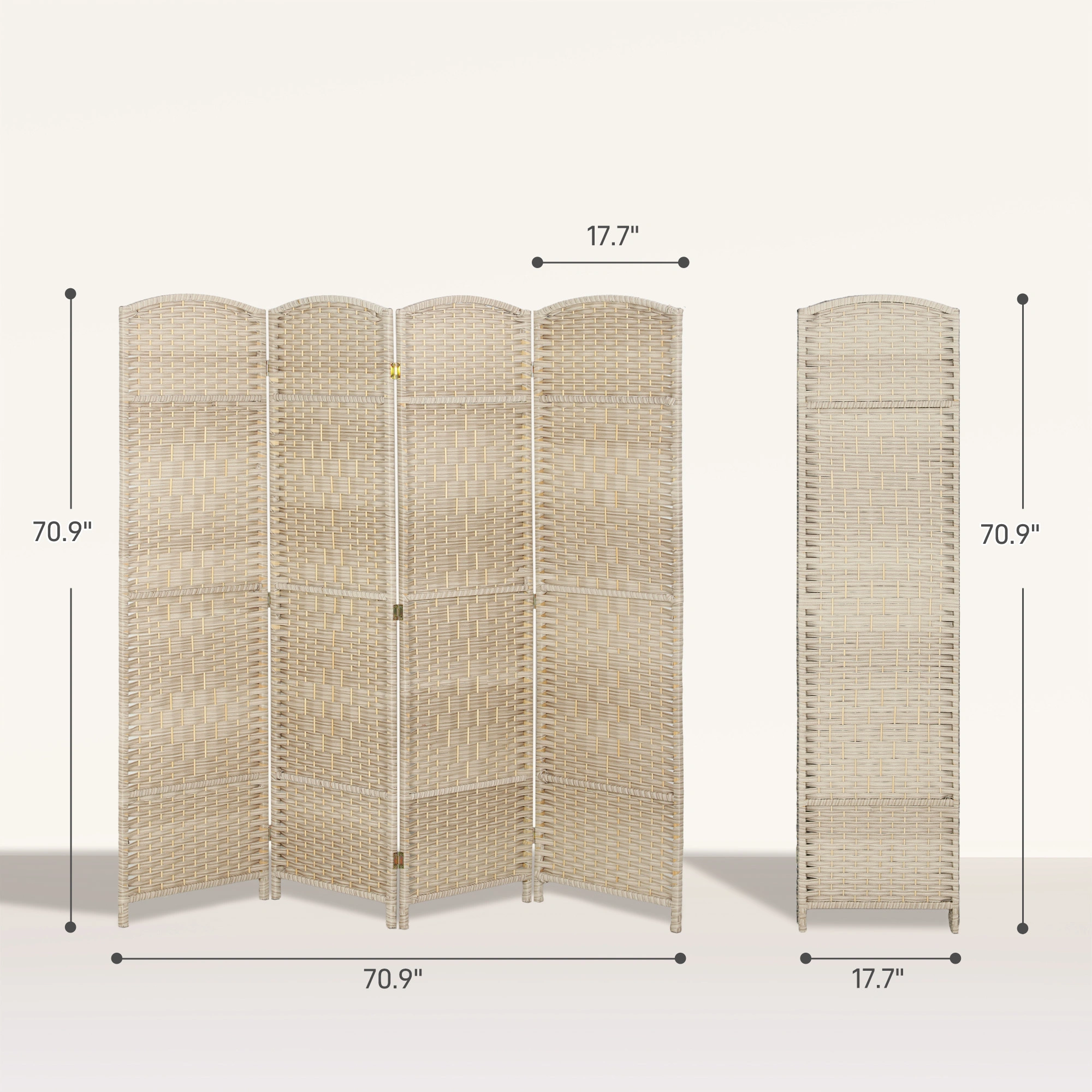 Folding Room Divider Screen (No shipments on weekends) view 2