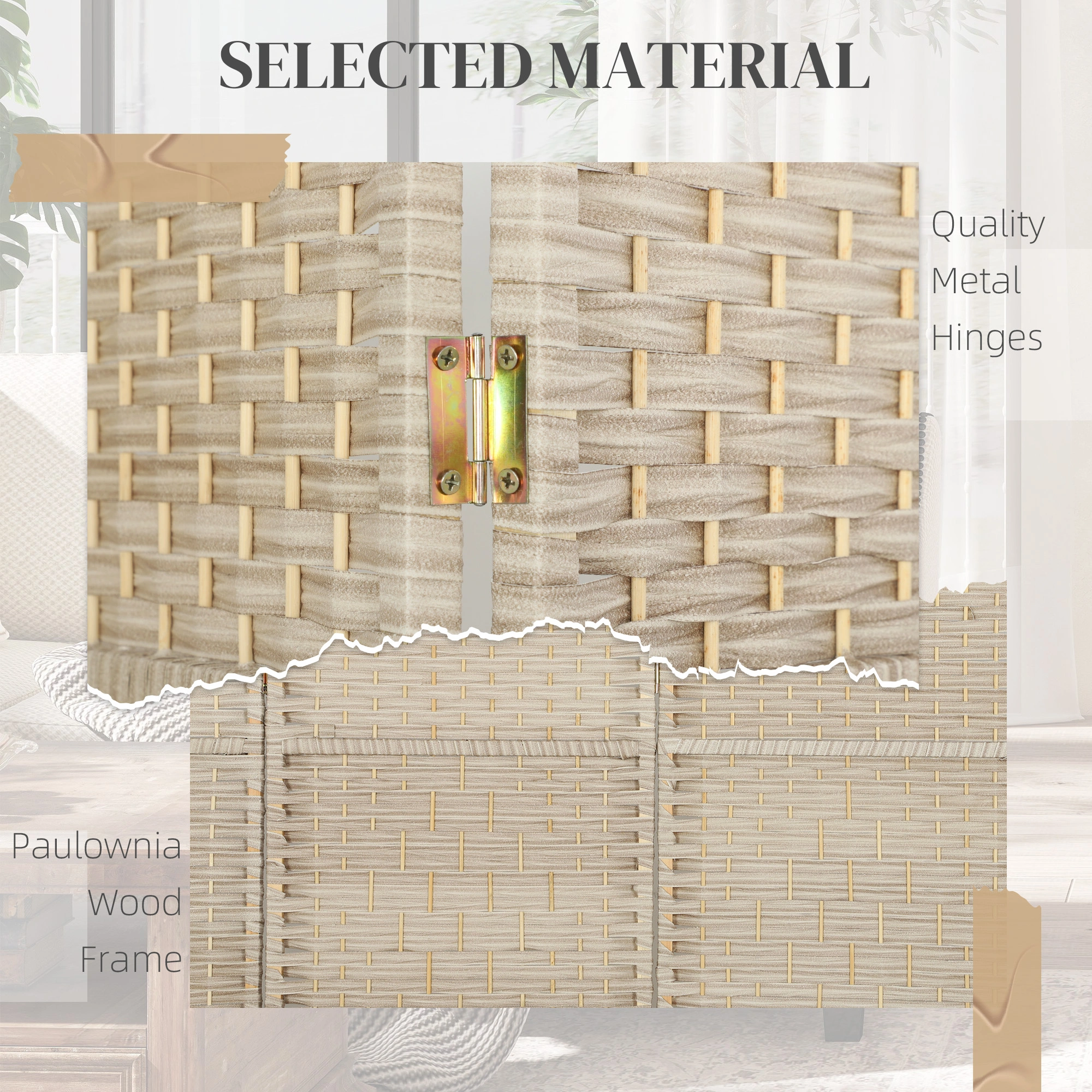 Folding Room Divider Screen (No shipments on weekends) view 7