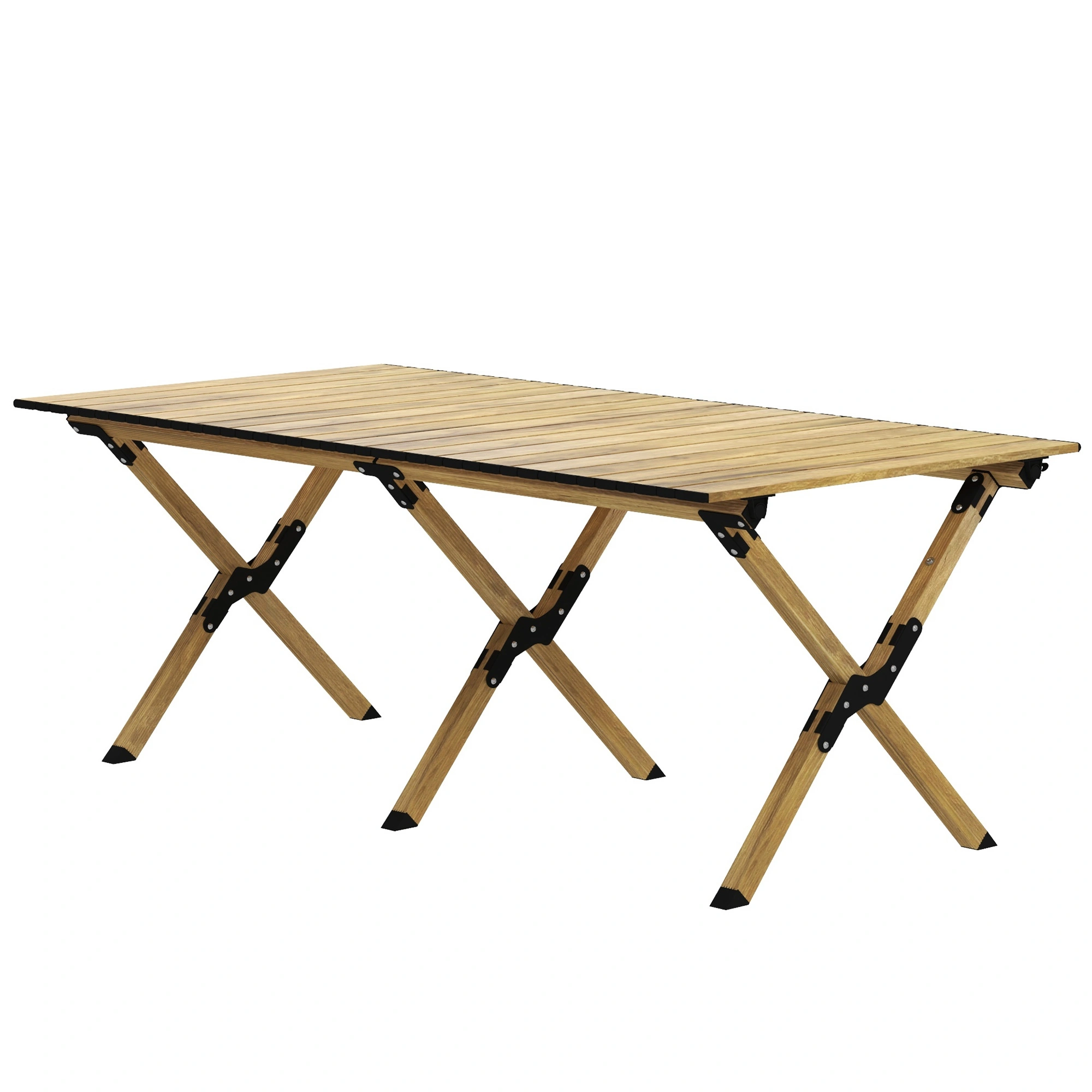 Modern Black Coffee Table - Top Grain Wood Living Room End Table with Storage Shelf view 3
