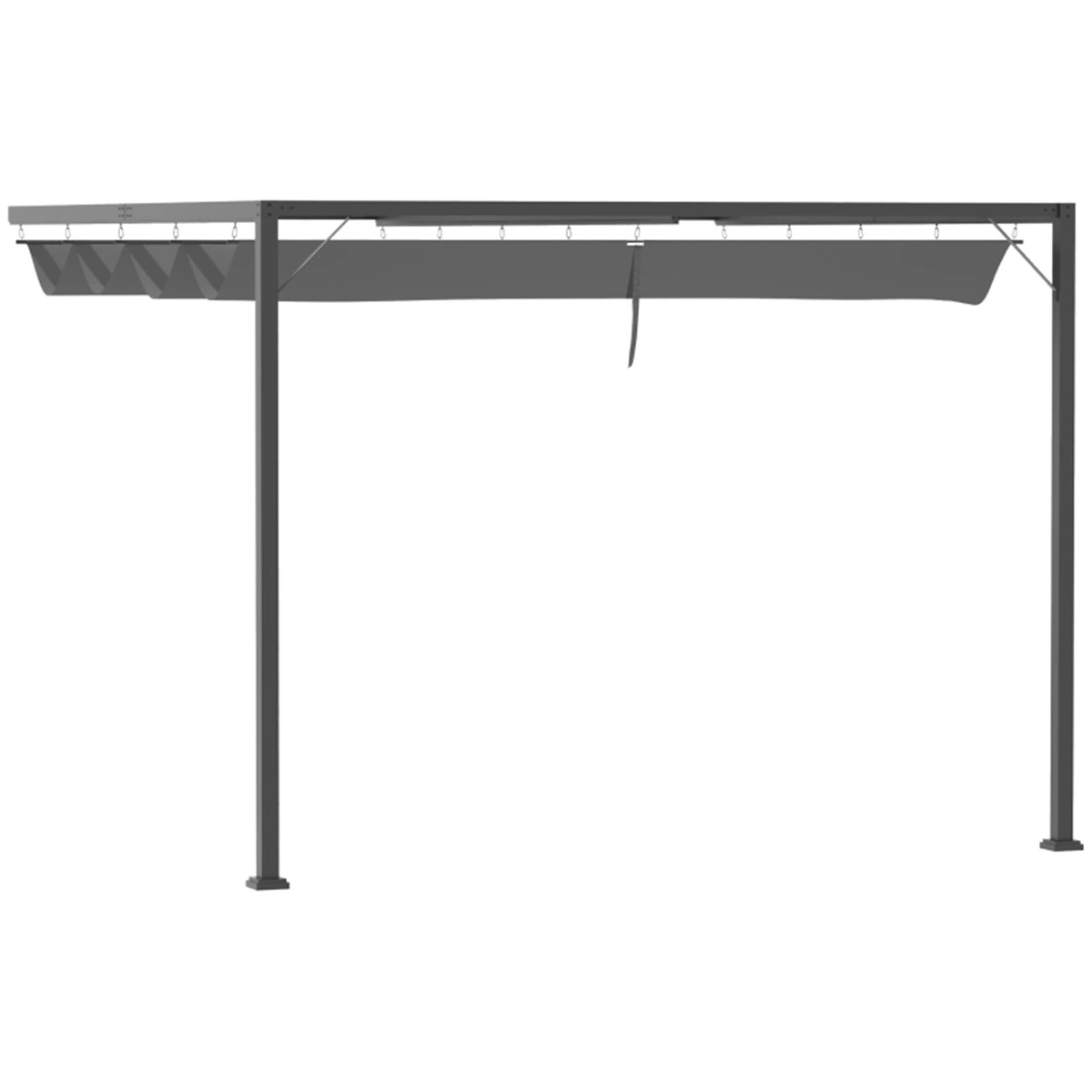 Pergola Retractable Canopy Patio Shade Cover Adjustable Outdoor Awning view 2