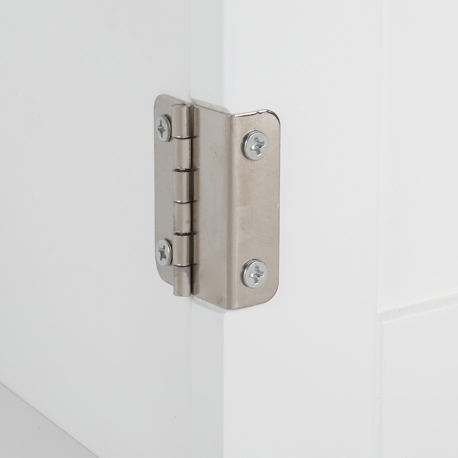 Double Door Fork Toilet Cabinet White view 31