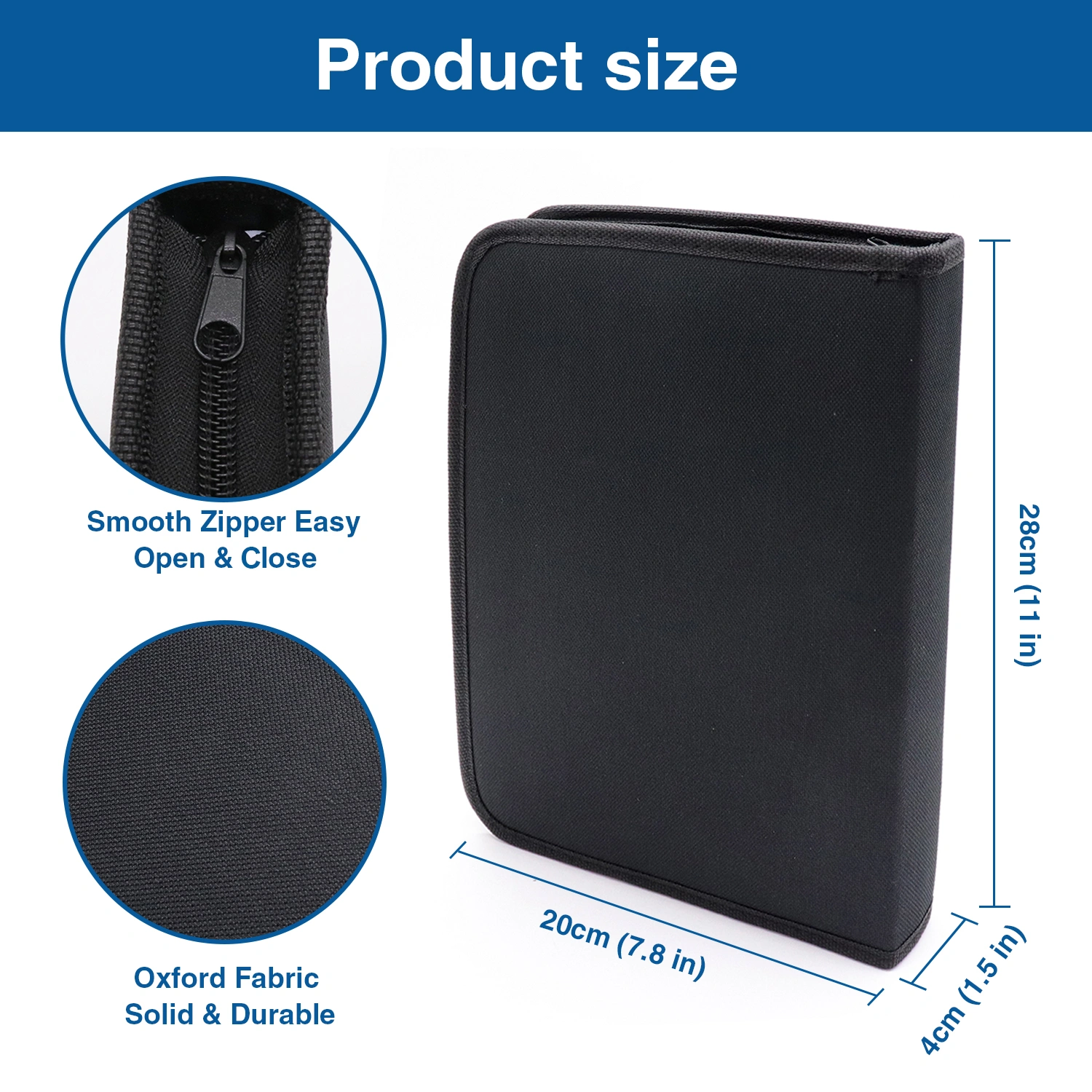 206Pcs Portable Sewing Kit Travel Case Needles Thread Scissors Set Organizer Box view 3