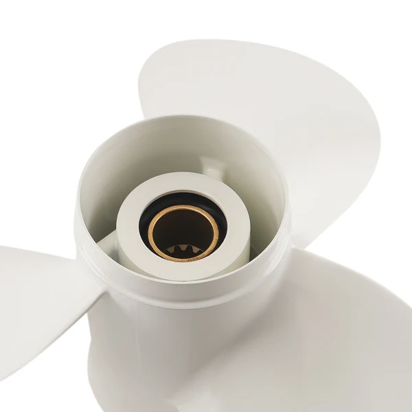 3 Blade Boat Propeller fit for Yamaha Outboard 25-60HP 663-45956-01-EL Right Hand view 4