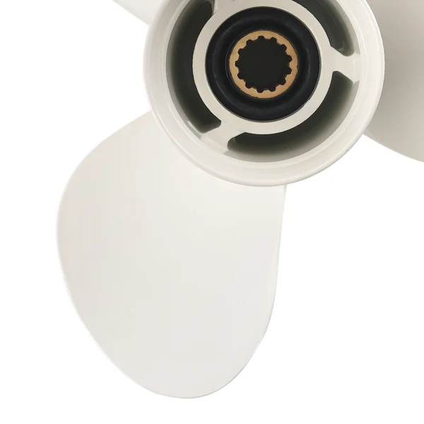 3 Blade Boat Propeller fit for Yamaha Outboard 25-60HP 663-45956-01-EL Right Hand view 5