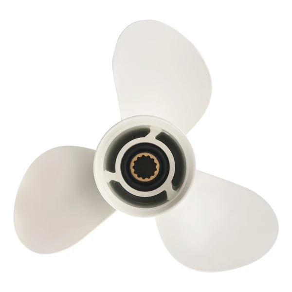 3 Blade Boat Propeller fit for Yamaha Outboard 25-60HP 663-45956-01-EL Right Hand view 6